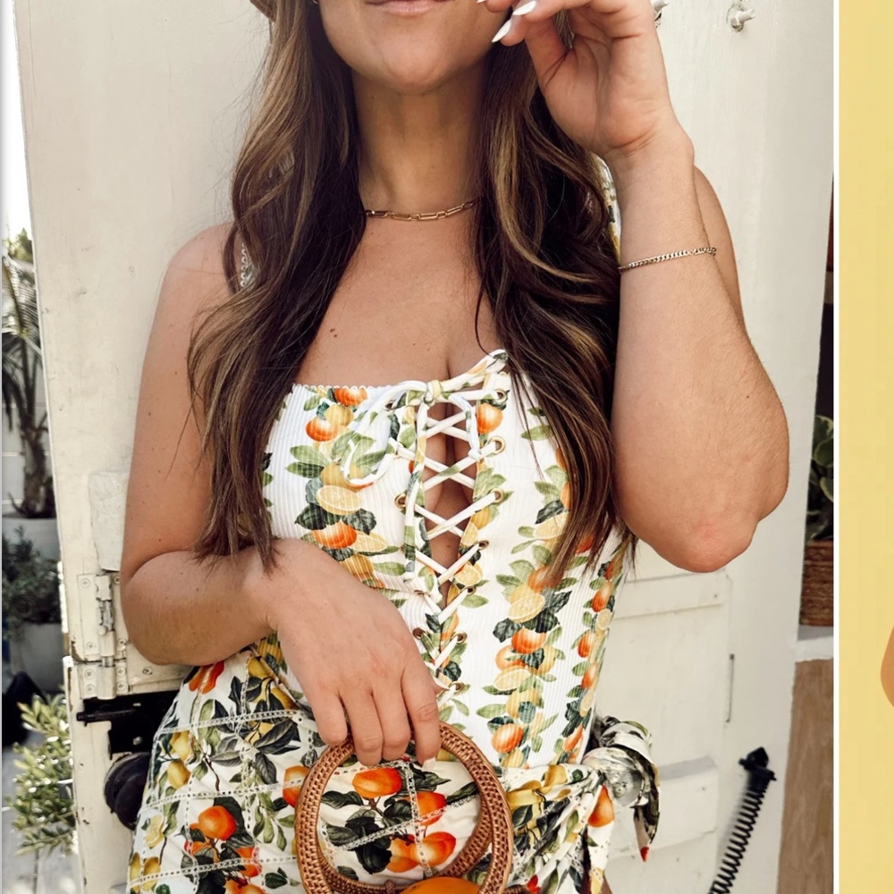 NWT Lucia Swimsuit - Citrus